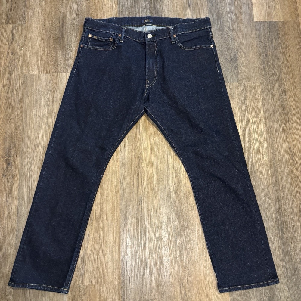 Polo Ralph Lauren Varick Slim Straight Jeans Dark Wash Mens 38x30 Streetwear